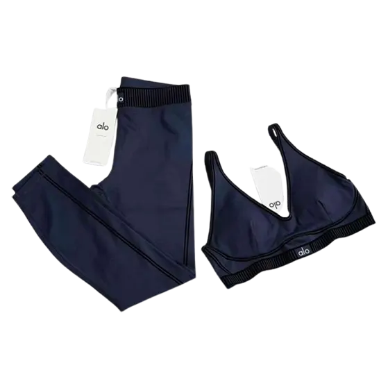 The ALO Two-Piece Set - Black