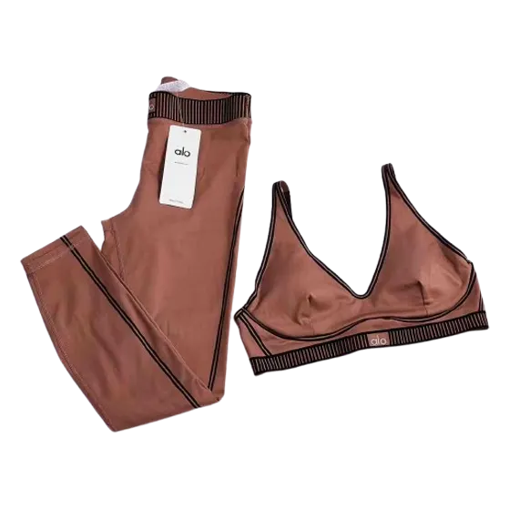 The ALO Two-Piece Set - Brown