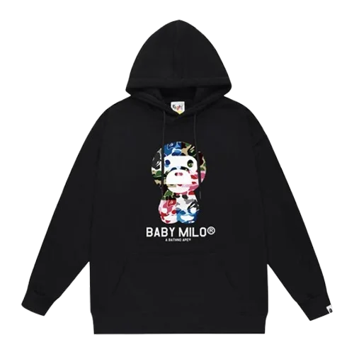Baby Milo Hoodie BAPE - Black