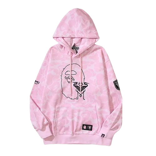 Hoodie BAPE - Rose