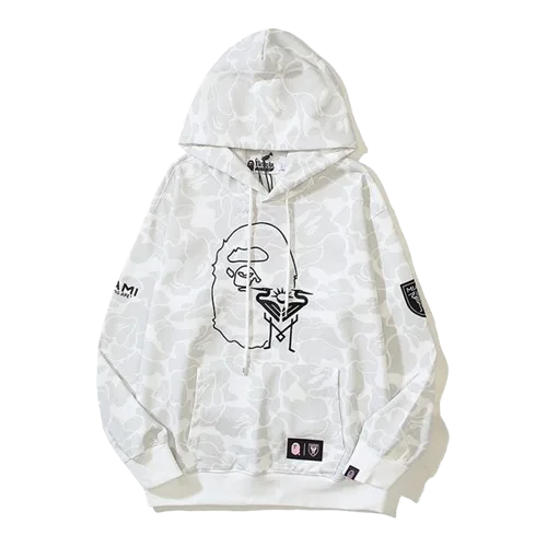 Hoodie BAPE - White